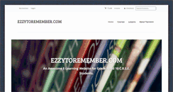 Desktop Screenshot of ezzytoremember.com